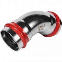 Угольник ROMMER 45°-ВПр, 35, из нержавеющей стали прессовой