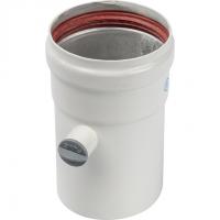 Элемент дымохода Stout DN80 труба 125 мм п/м с ревизионным патрубком