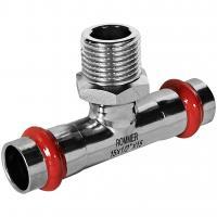 Тройник-переходник-НР ROMMER 15х1/2 из нержавеющей стали прессовой