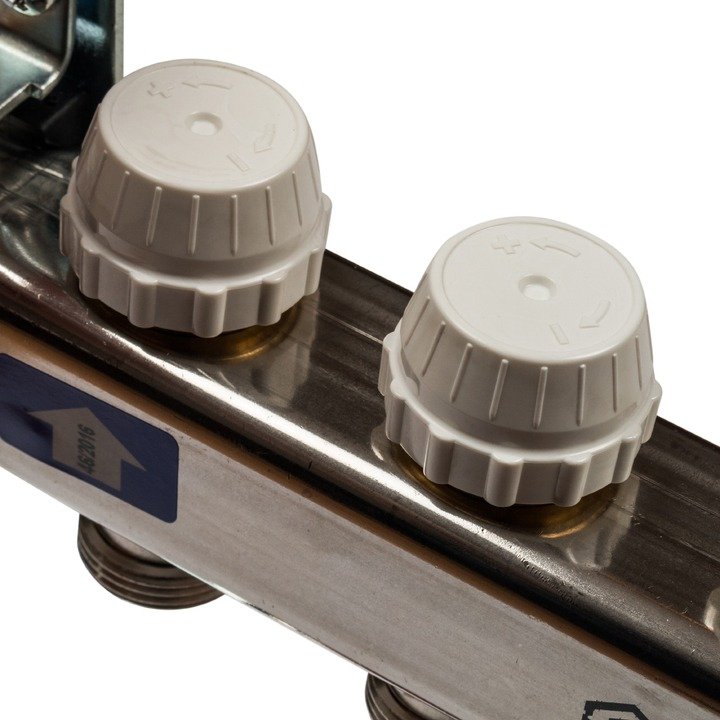 Коллектор Stout из нержавеющей стали с расходомерами 3 вых.