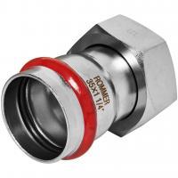 Переходник ROMMER с накидной гайкой-ВР 35х1 1/4 из нержавеющей стали прессовой