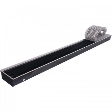 Конвектор внутрипольный SCN 80.190.1800 (Решётка роликовая, анодированный алюминий)