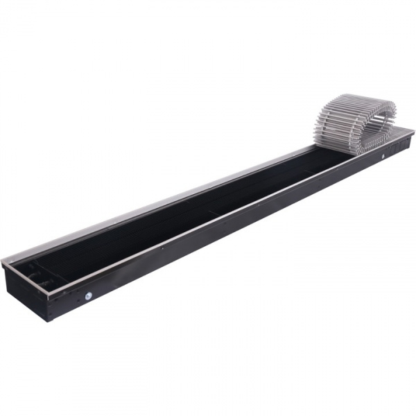Конвектор внутрипольный SCN 80.190.1800 (Решётка роликовая, анодированный алюминий)