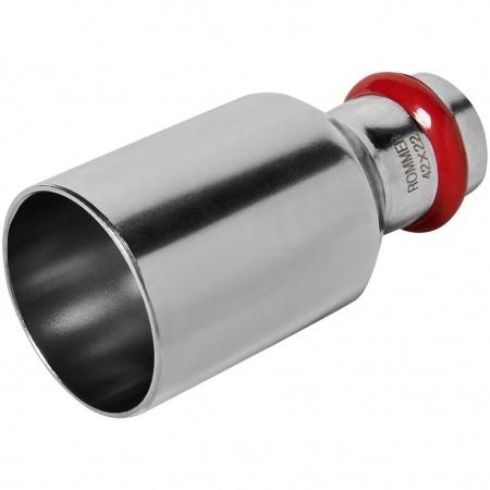 Муфта ROMMER переходная-НПр, 42х22, из нержавеющей стали прессовой