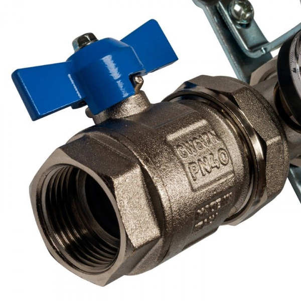 Коллектор Stout из нержавеющей стали в сборе без расходомеров 4 вых.