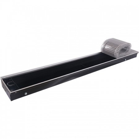 Конвектор внутрипольный Stout SCN 80.240.1600 (Решётка роликовая, анодированный алюминий)