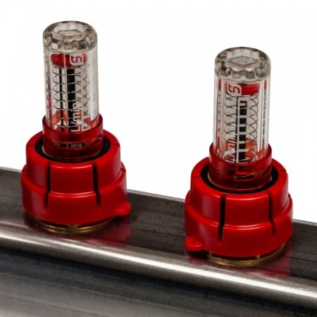 Коллектор Stout из нержавеющей стали с расходомерами 6 вых.