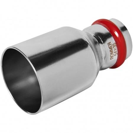 Муфта ROMMER переходная-НПр, 54х35, из нержавеющей стали прессовой