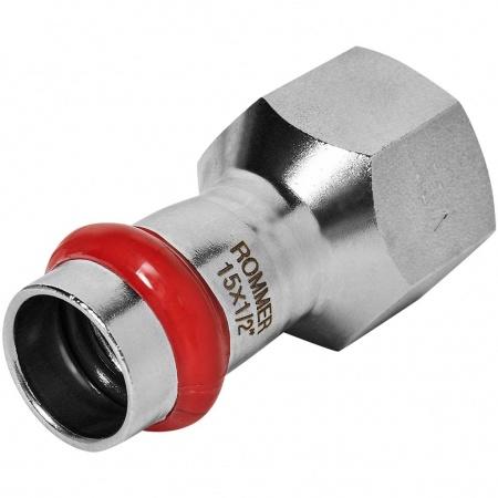 Переходник-ВР ROMMER 15х1/2 из нержавеющей стали прессовой