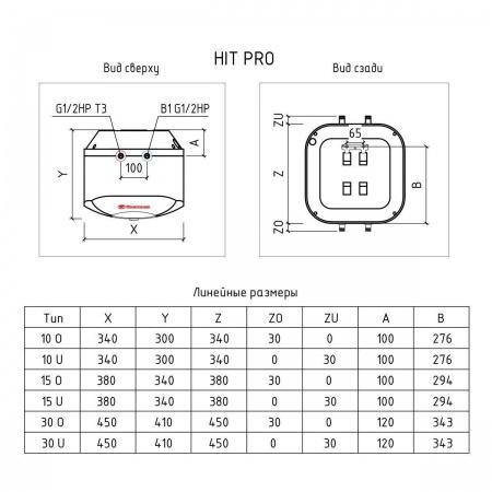 Водонагреватель Thermex H 30 O (pro)