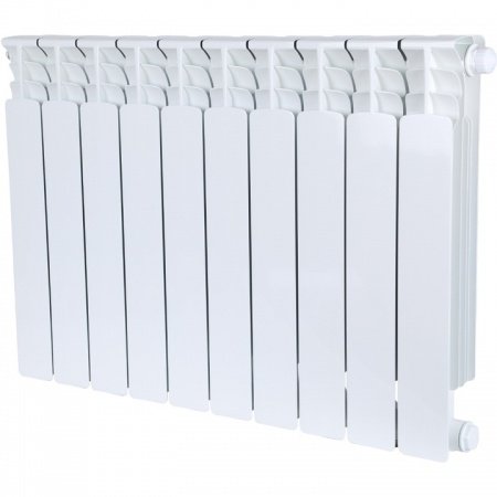 Биметаллический радиатор Stout Space 500 10 секций нижнее правое подключение