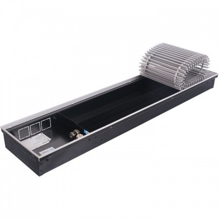 Конвектор внутрипольный Stout SCN 80.240.1000 (Решётка роликовая, анодированный алюминий)