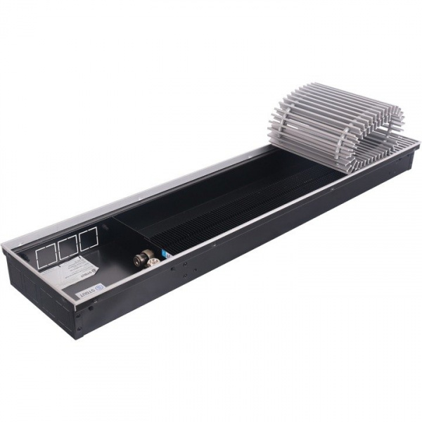 Конвектор внутрипольный Stout SCN 80.240.1000 (Решётка роликовая, анодированный алюминий)