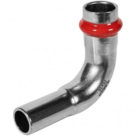 Угольник ROMMER однораструбный 90°-НПр, 15, из нержавеющей стали прессовой