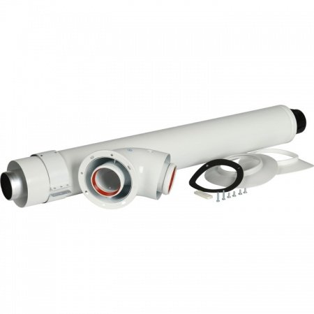 Дымоход коаксиальный Stout для прохода через стену (совместимый с Protherm Рысь, Ягуар) D 60/100