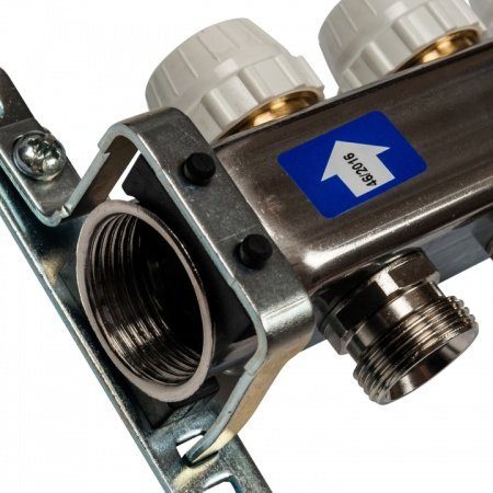 Коллектор Stout из нержавеющей стали с расходомерами 3 вых.