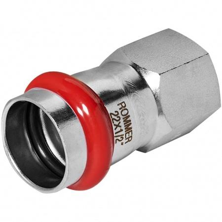 Переходник-ВР ROMMER 22х1/2 из нержавеющей стали прессовой