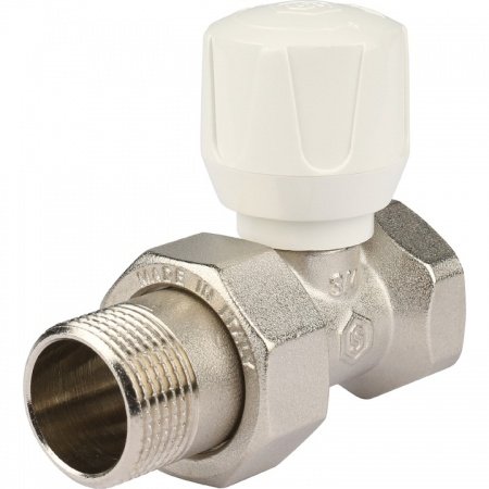 Клапан ручной терморегулирующий, Stout прямой 3/4"