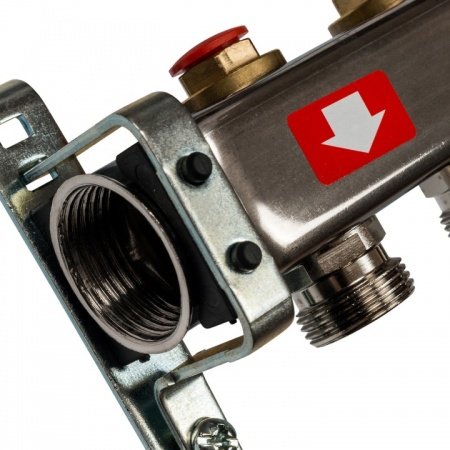 Коллектор Stout из нержавеющей стали без расходомеров 3 вых.