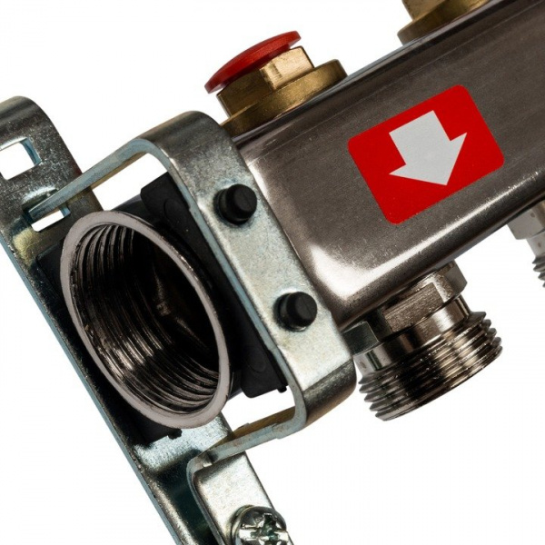 Коллектор Stout из нержавеющей стали без расходомеров 3 вых.