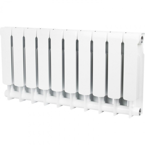 Биметаллический радиатор Stout Space 350 10 секций боковое подключение
