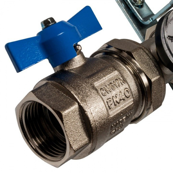 Коллектор Stout из нержавеющей стали в сборе без расходомеров 12 вых.