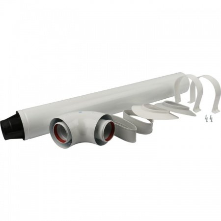 Комплект Stout коаксиальный для прохода через стену DN60/100 (850 мм) совместимый с котлами Baxi, Viessmann