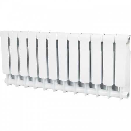 Биметаллический радиатор Stout Space 350 12 секций боковое подключение