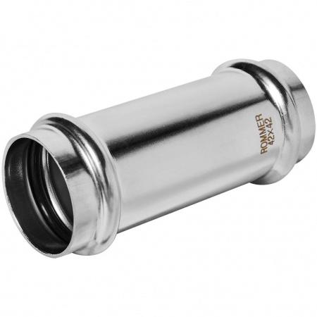 Муфта ROMMER надвижная, 42, из нержавеющей стали прессовой