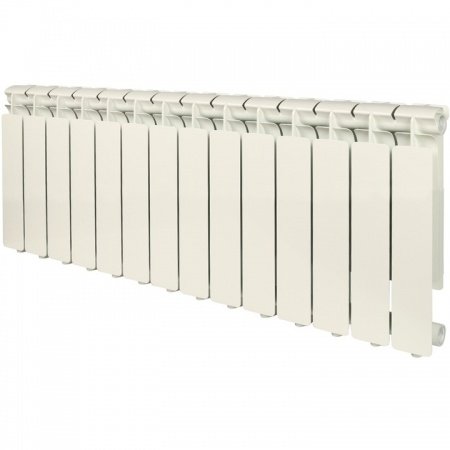 Алюминиевый радиатор Stout Bravo 350 14 секций боковое подключение