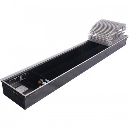 Конвектор внутрипольный Stout SCN 110.240.1400 (Решётка роликовая, анодированный алюминий)