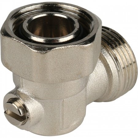 Узел нижнего подключения для радиатора Stout, угловой, раздельный 3/4"