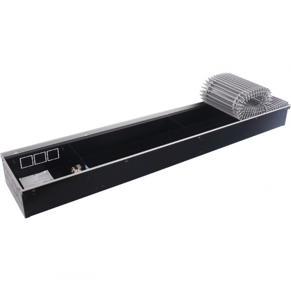 Конвектор внутрипольный Stout SCN 110.240.1200 (Решётка роликовая, анодированный алюминий)