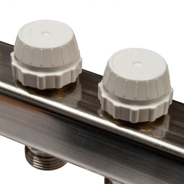 Коллектор Stout из нержавеющей стали с расходомерами 5 вых.