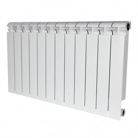 Биметаллический радиатор Stout Alpha 500 14 секций боковое подключение