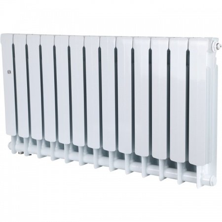 Биметаллический радиатор Stout Space 500 13 секций нижнее правое подключение