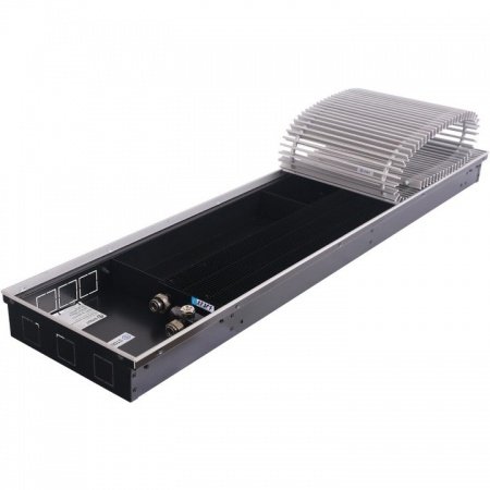 Конвектор внутрипольный SCN 80.300.1200 (Решётка роликовая, анодированный алюминий)