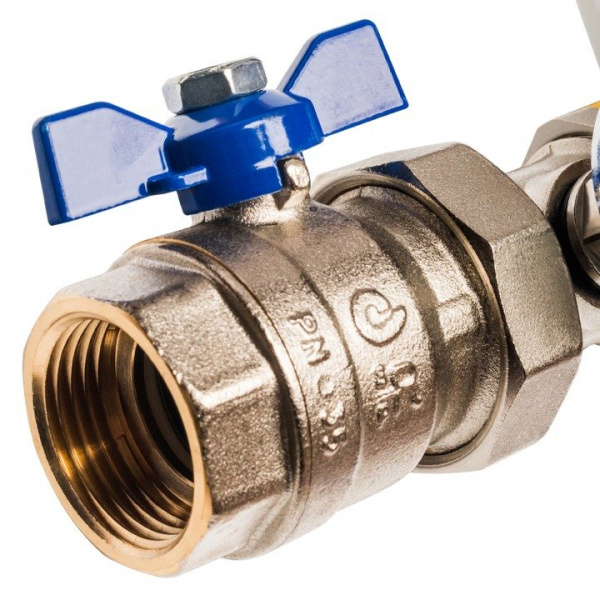 Коллектор Stout распределительный из латуни с расходомерами 11 вых.