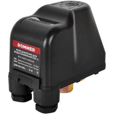 Реле давления для водоснабжения ROMMER KRS-5 1/4 с накидной гайкой