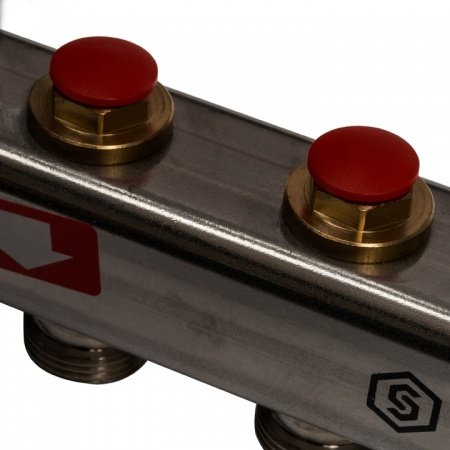 Коллектор Stout из нержавеющей стали в сборе без расходомеров 3 вых.