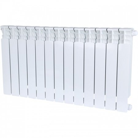 Биметаллический радиатор Stout Space 500 13 секций нижнее правое подключение