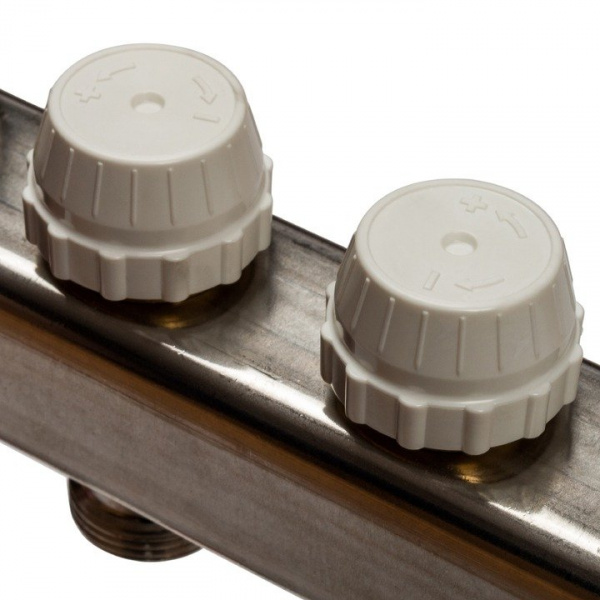 Коллектор Stout из нержавеющей стали в сборе без расходомеров 8 вых.