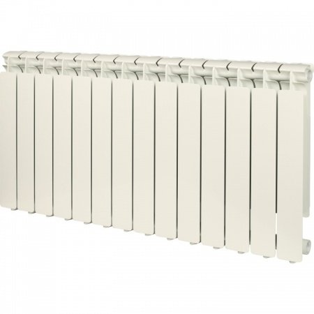 Алюминиевый радиатор Stout Bravo 500 14 секций боковое подключение