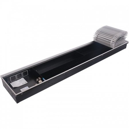 Конвектор внутрипольный Stout SCN 80.240.1200 (Решётка роликовая, анодированный алюминий)