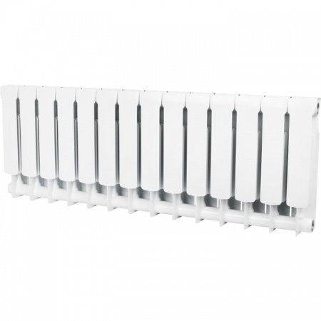 Биметаллический радиатор Stout Space 350 14 секций боковое подключение