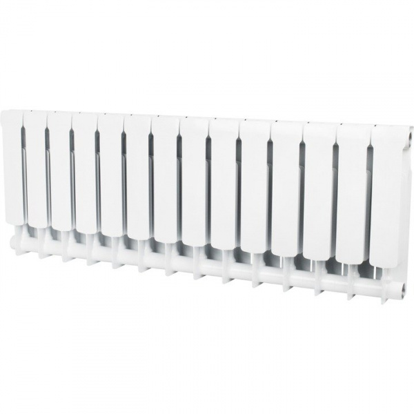 Биметаллический радиатор Stout Space 350 14 секций боковое подключение