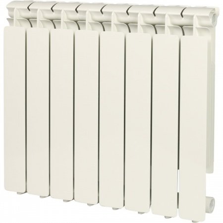 Алюминиевый радиатор Stout Bravo 500 8 секций боковое подключение