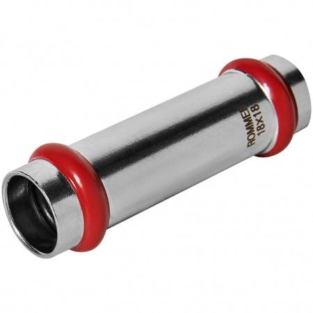 Муфта ROMMER надвижная, 18, из нержавеющей стали прессовой