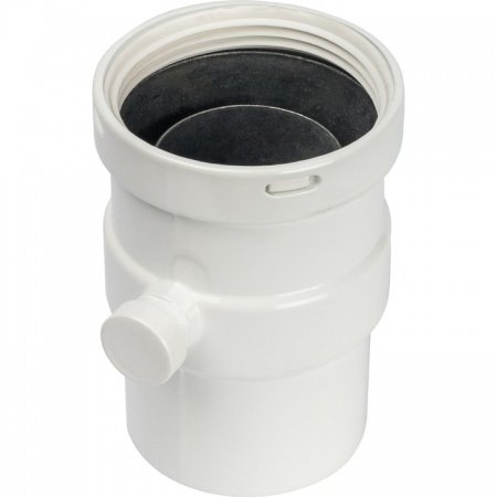 Элемент дымохода Stout вертикальный D80 п/м с патрубком для отвода конденсата