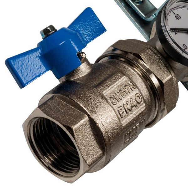 Коллектор Stout из нержавеющей стали в сборе без расходомеров 9 вых.